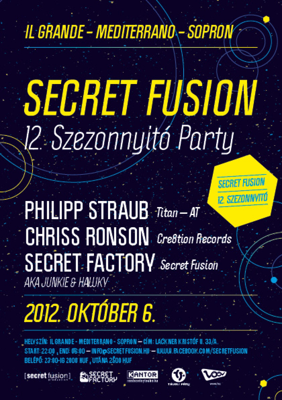 12. Szezonnyitó Secret Fusion party